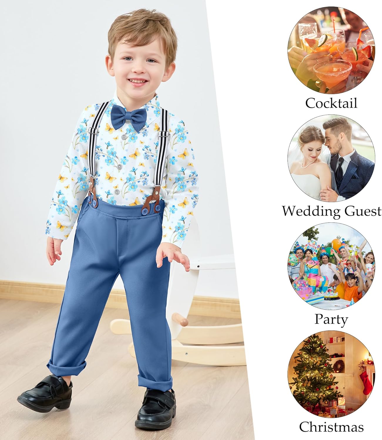 WESIDOM toddler boy suit set