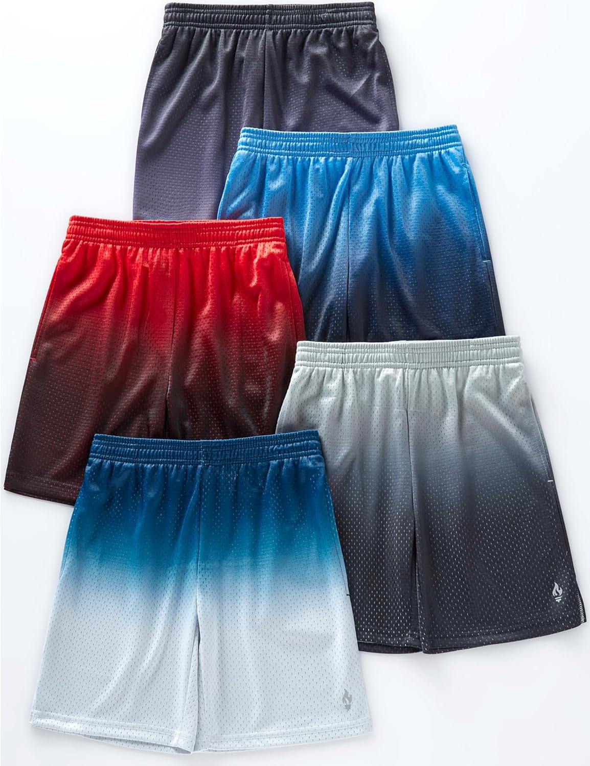 Liberty Pro 5-Pack Printed Mesh Basketball Shorts
