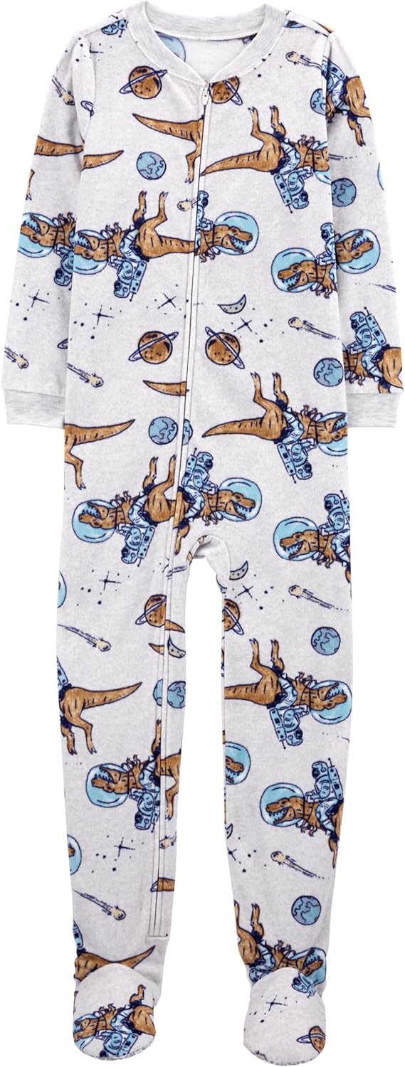 Carters Big Boys Microfleece Sleeper Pajamas - Ankle Length