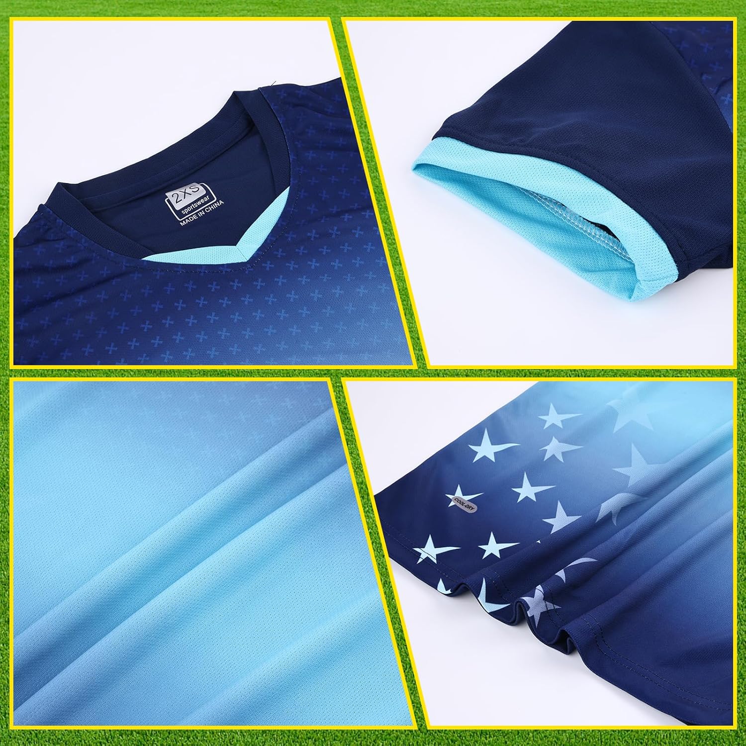 Kids Soccer Jersey Set