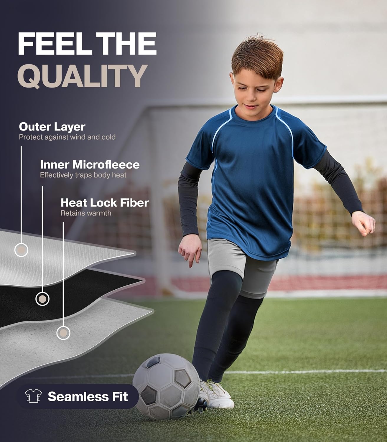 Thermajohn Thermal Underwear Set for Boys Keep Warm Stay Style