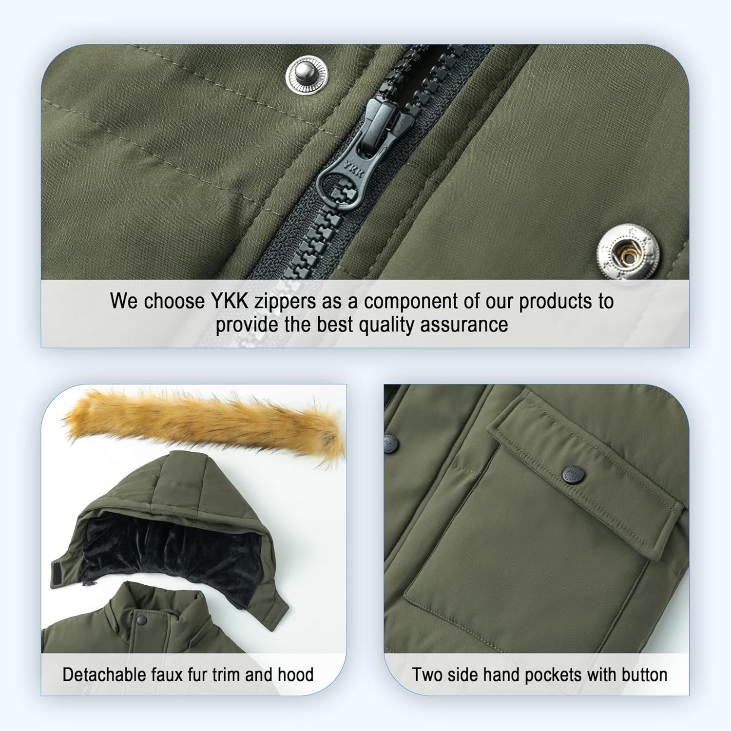 WULFUL Boys Winter Coat
