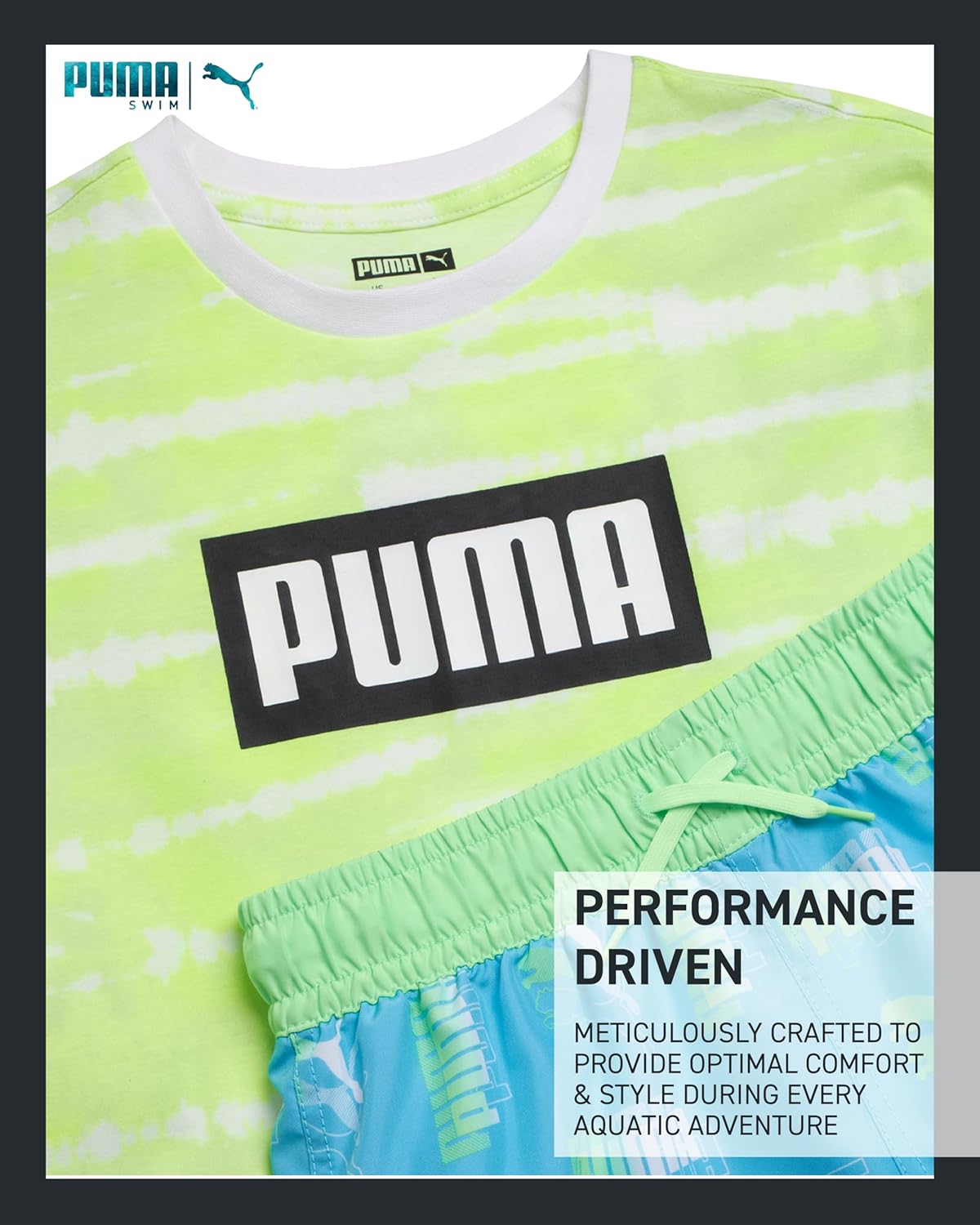Versatile Swimming Set for Boysased on PUMA Design