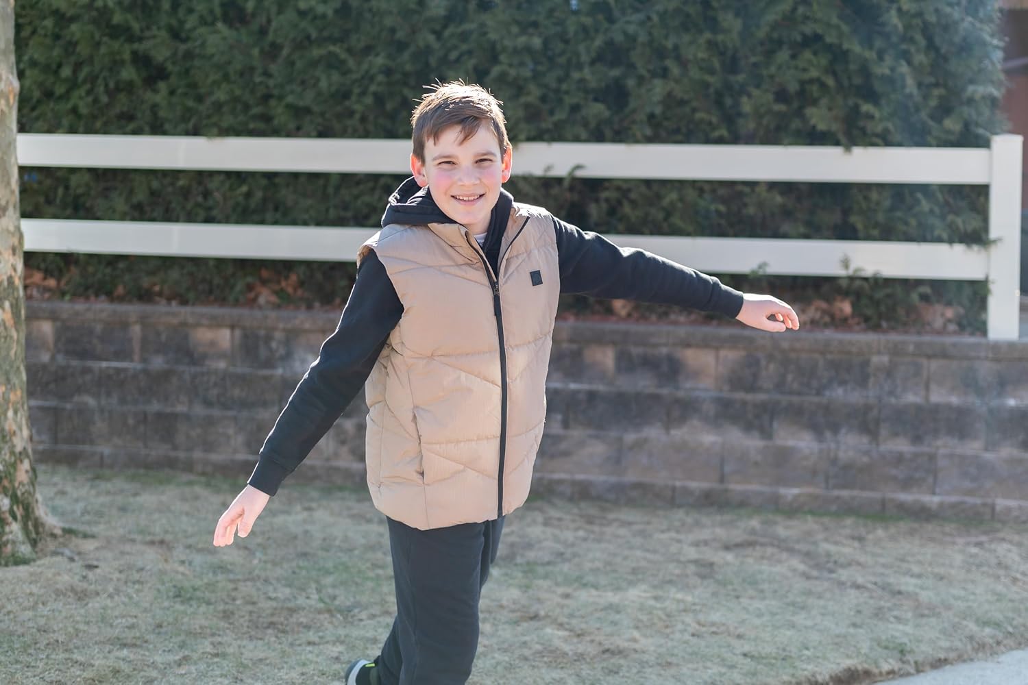 RokkaRolla Boys Durable Waterproof Puffer Vest