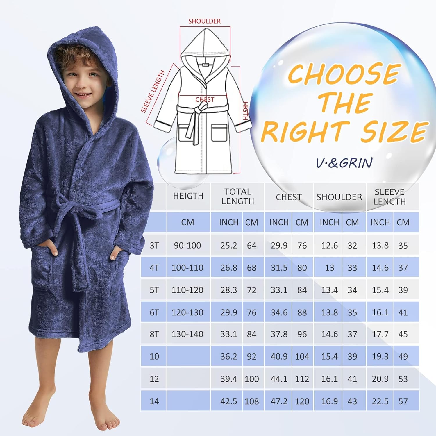 VGRIN Boys Fleece Robe Premium Purchase