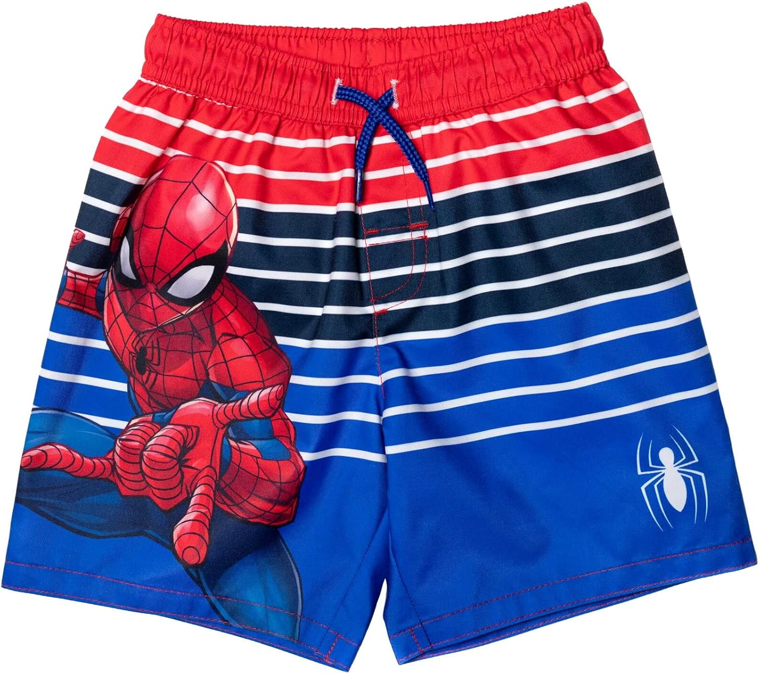 Marvel Spider-Man Pullover and Swim Trunks - Cool Kids Swimwear with UPF Protection
