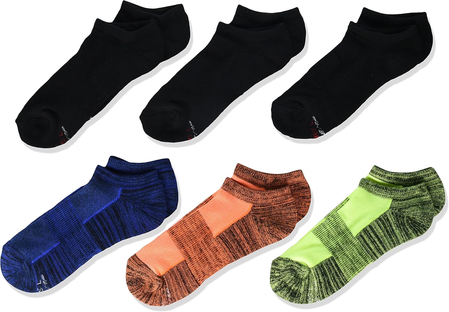Hanes Boys X-Temp No Show Socks Stay Cool Dry