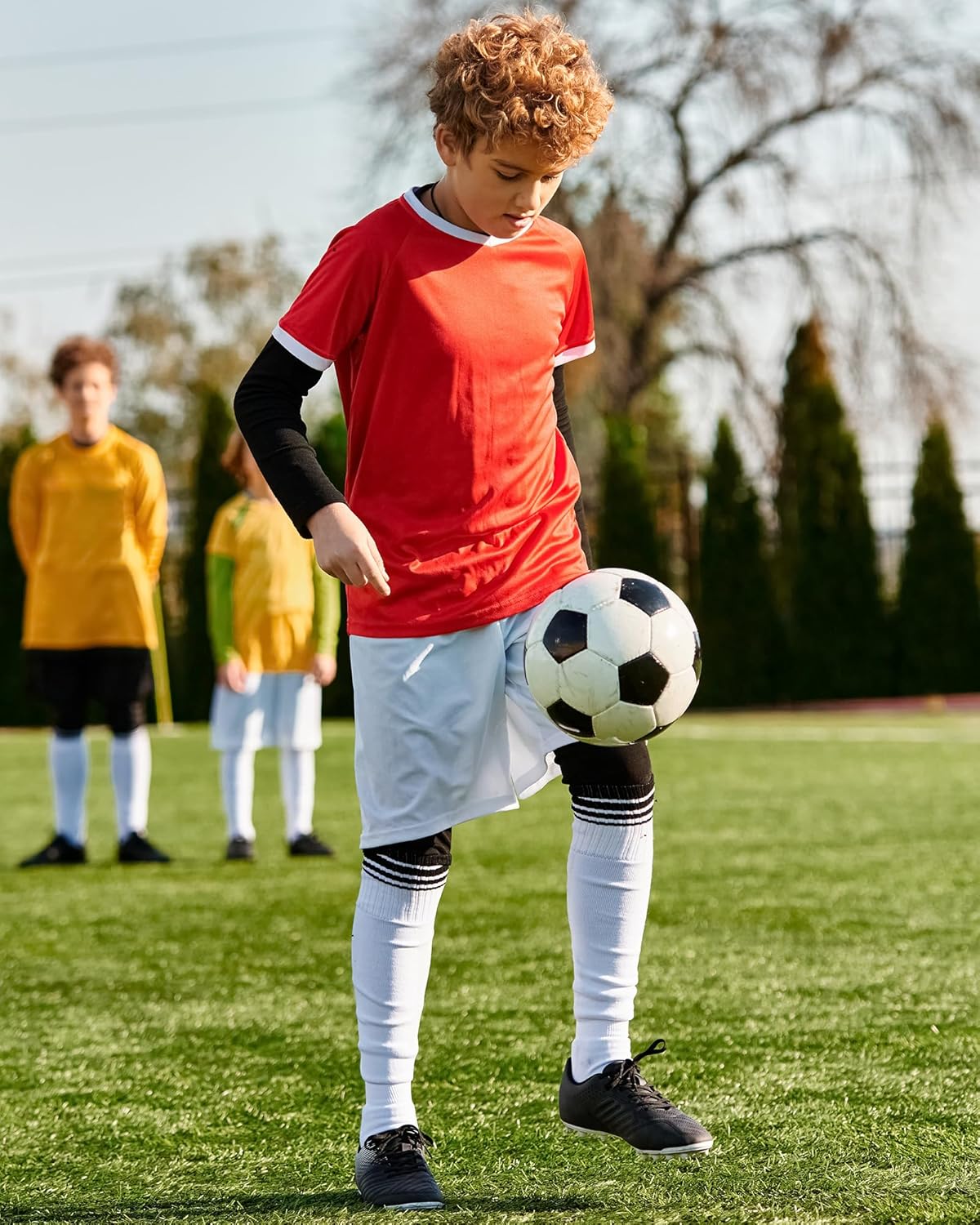 Runhit Youth Boys Compression Thermal Shirt