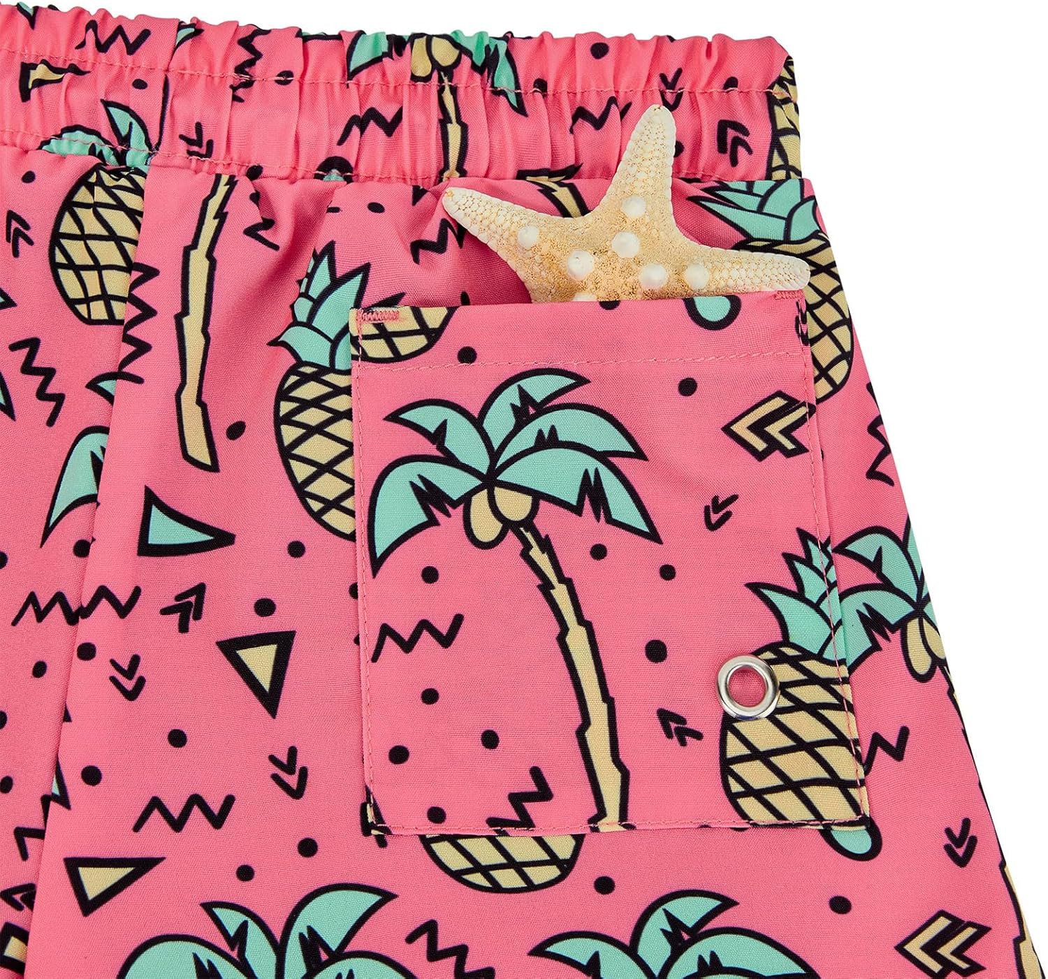 Perfect for Boys Swim Trunks Lucia 50 UPF Fun Patterns Lightweight Comfortable Durable Breathable