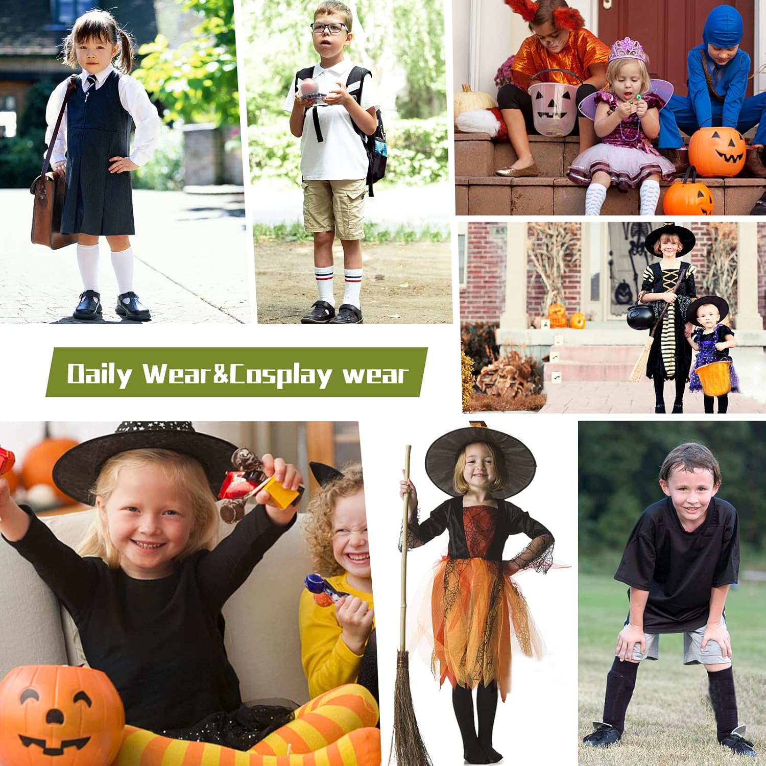 Zando Knee-High Socks for Boys - Soccer and More in Sizes 4-12