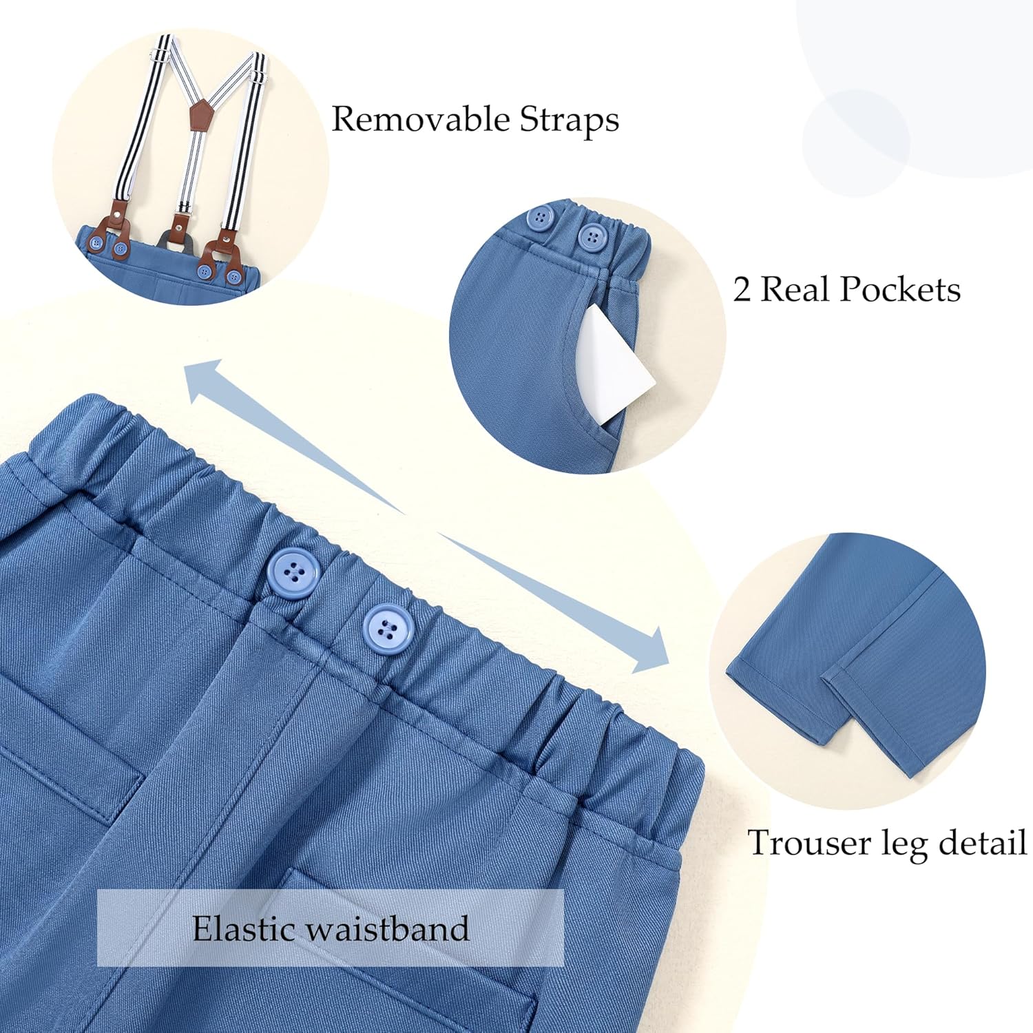 WESIDOM toddler boy suit set