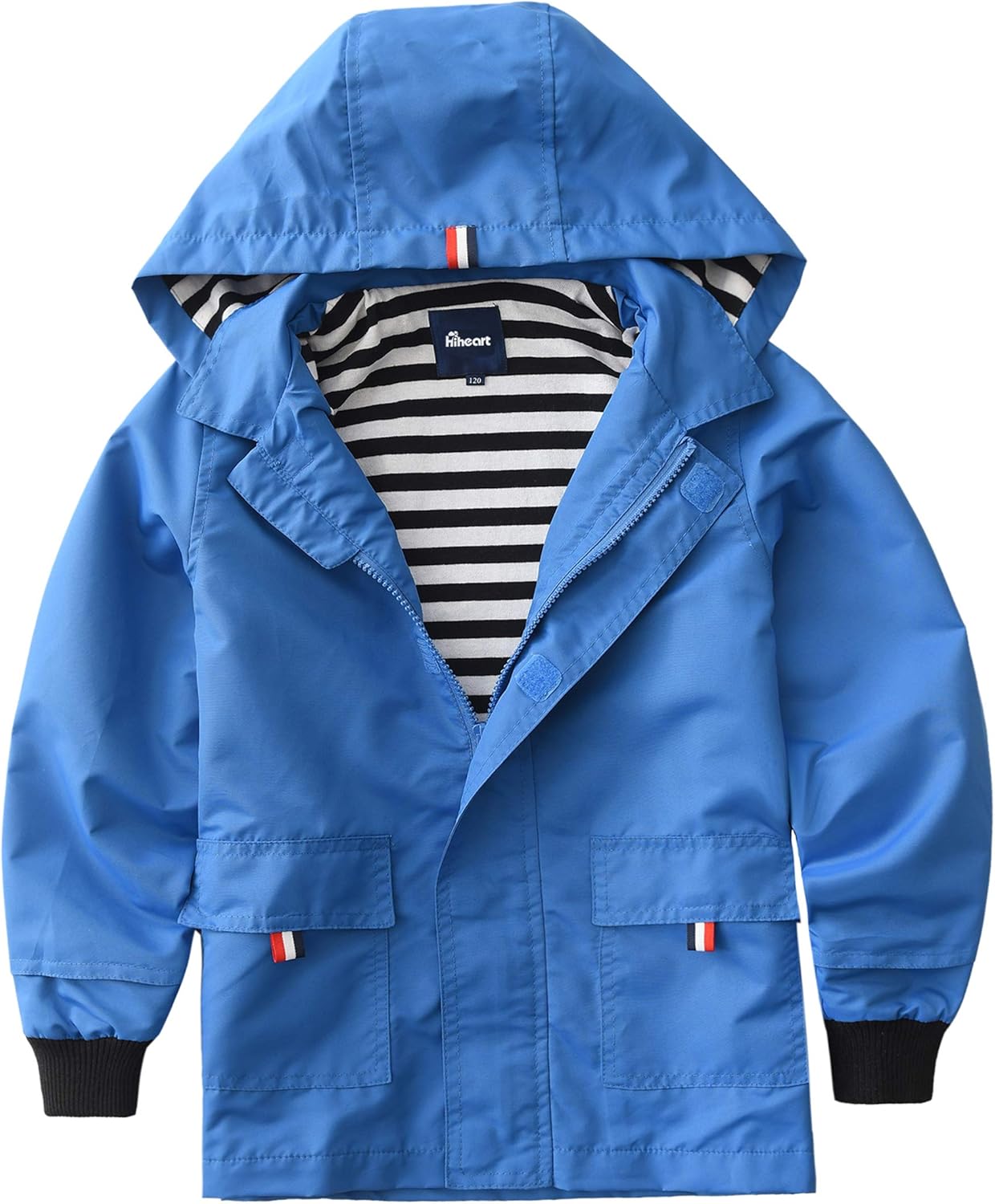 Hiheart Boys Girls Waterproof Hoodie - rain jackets