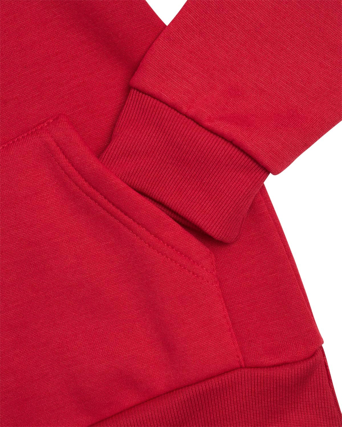 Quad Seven Boys 2-Piece Basic Fleece Pullover Fashion Hoodie with Kangaroo Pockets 8-18