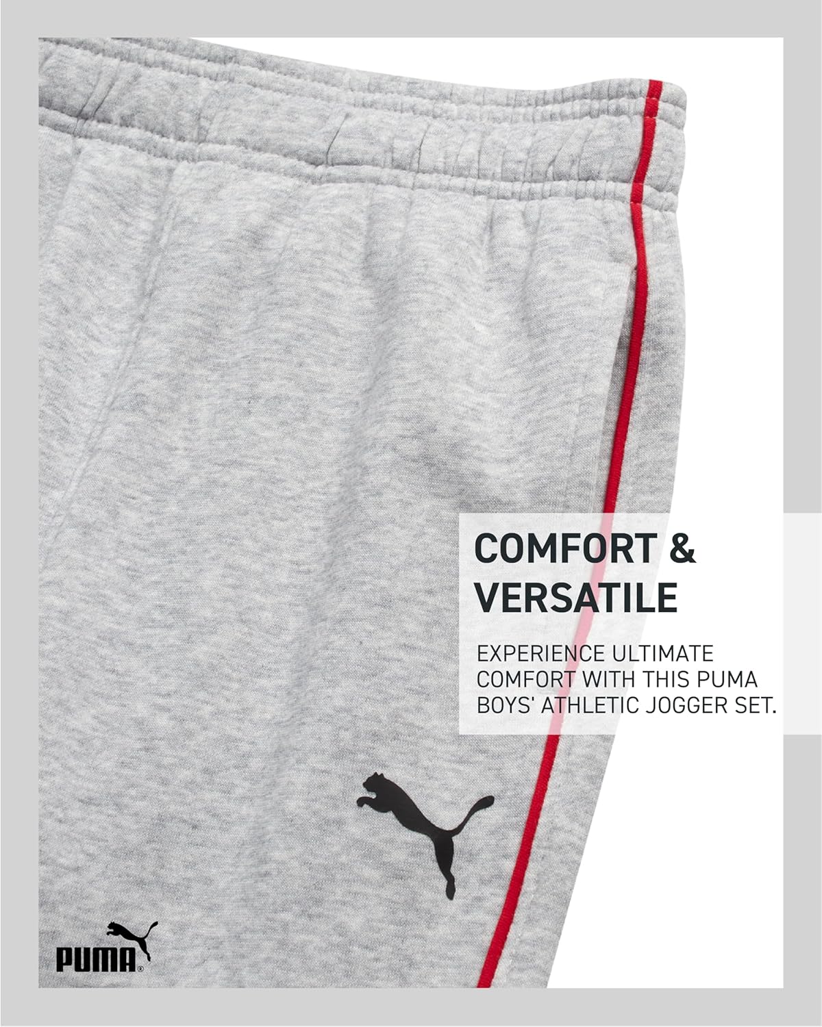 PUMA Boys Fleece Jogger Set - 3-Piece Comfort Set for Boys