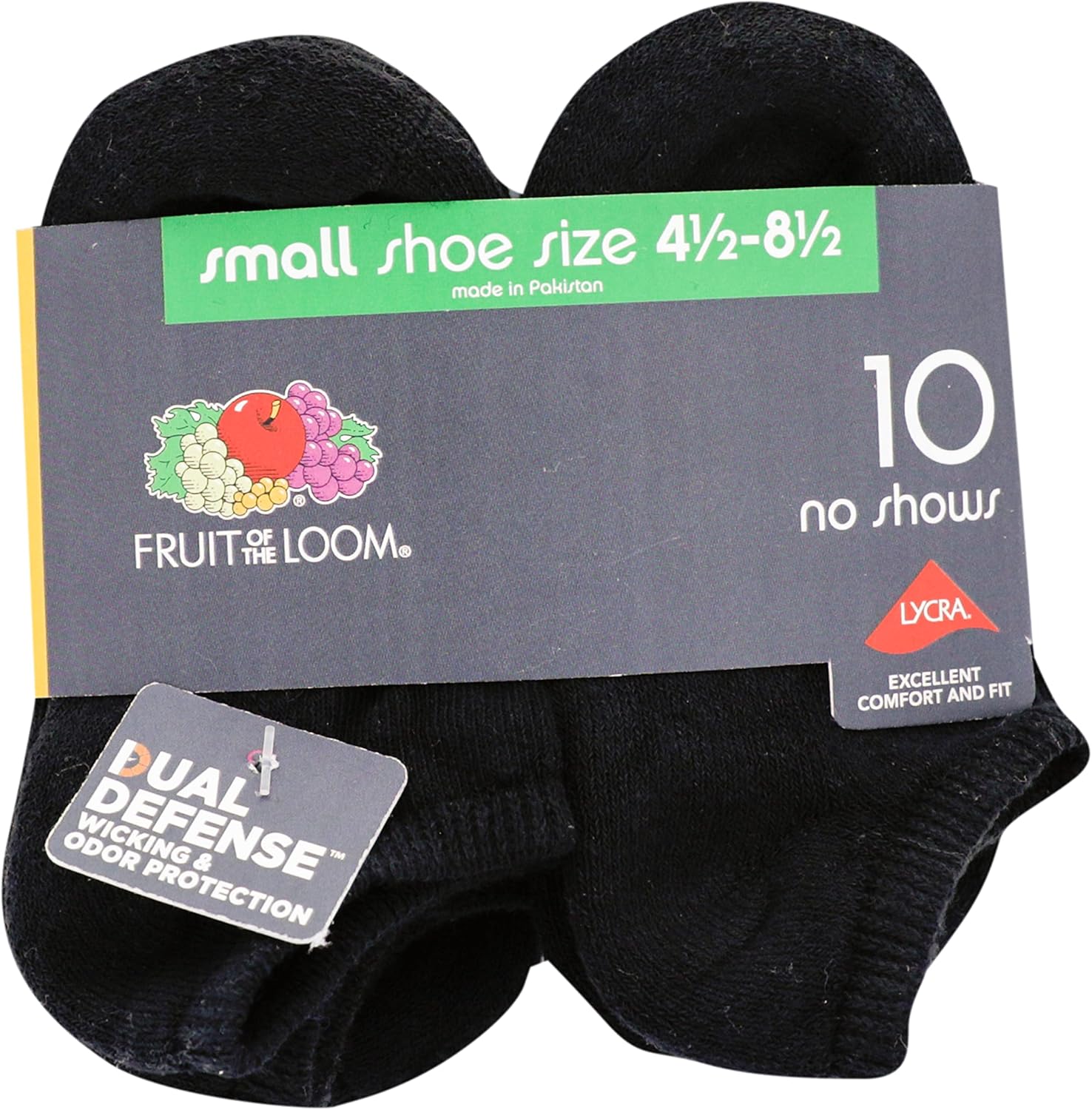 Comfortable Dual-Defense No-Show Socks