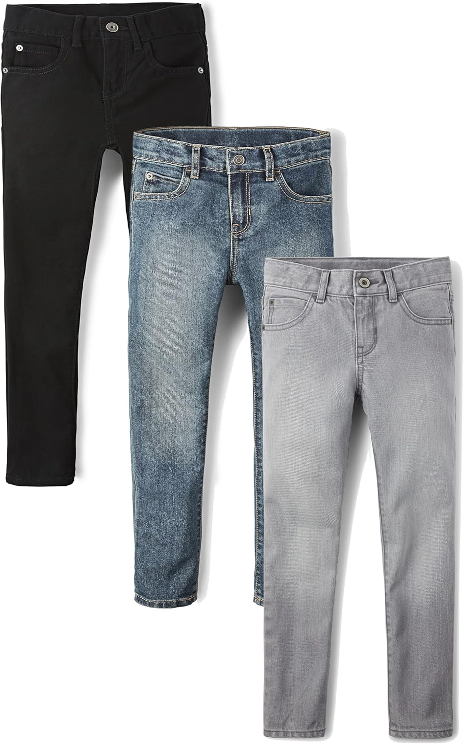 boys multipack basic stretch skinny jeans The Childrens Place