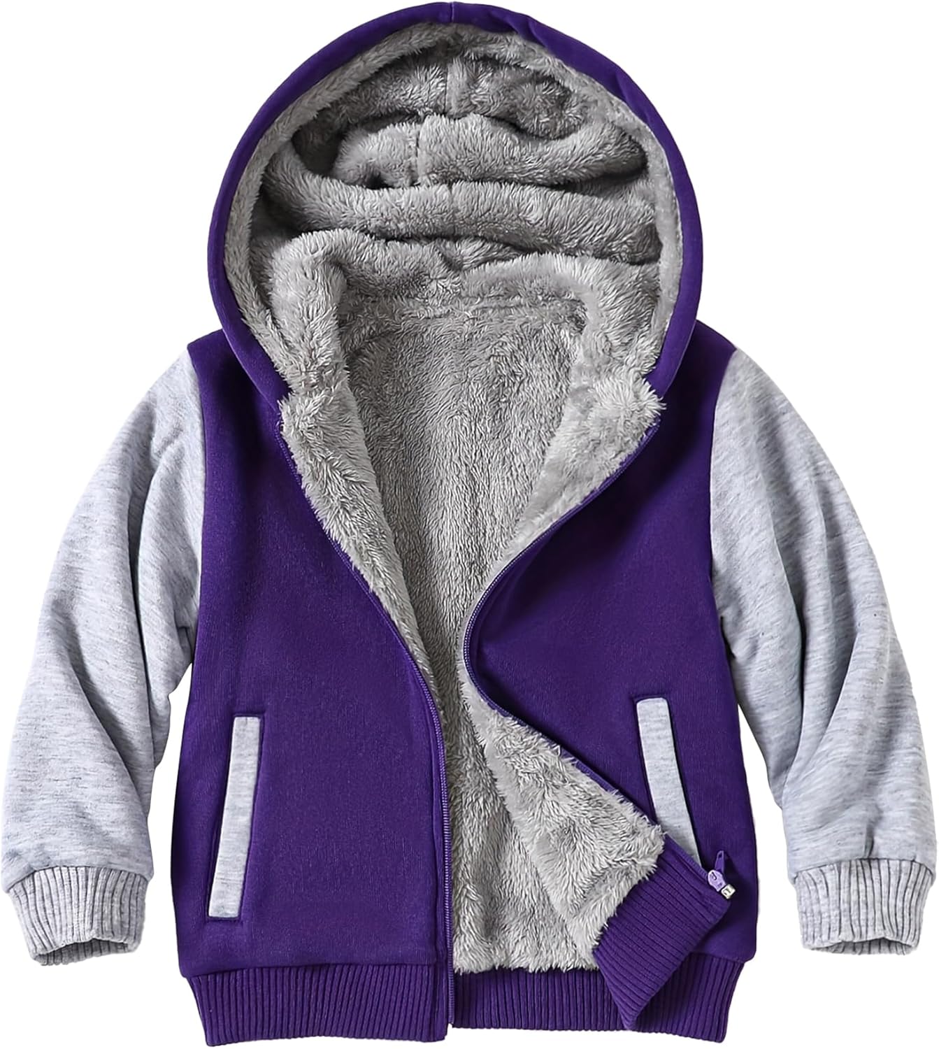 Stay Cozy in the Winter with Kids Jam 4-12 Sherpa Lined Jacket