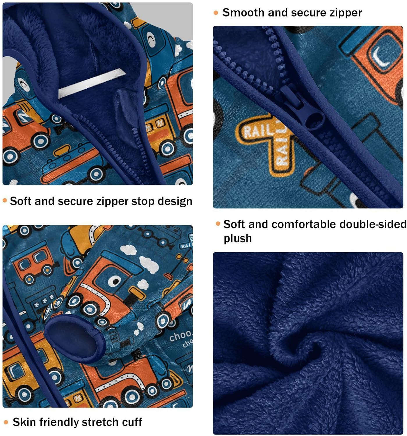 Snug Fit Kids Zip-Up Fleece Jacket