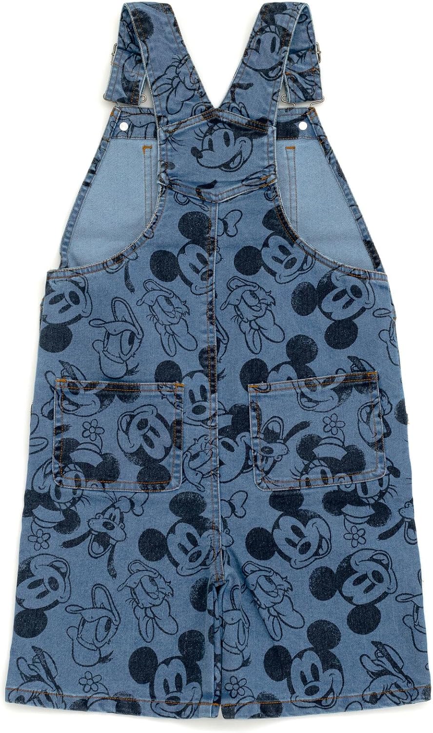 Disney Mickey Mouse Denim Jacket Overalls for Kids Fun Character Design and Comfort for Boys Girls