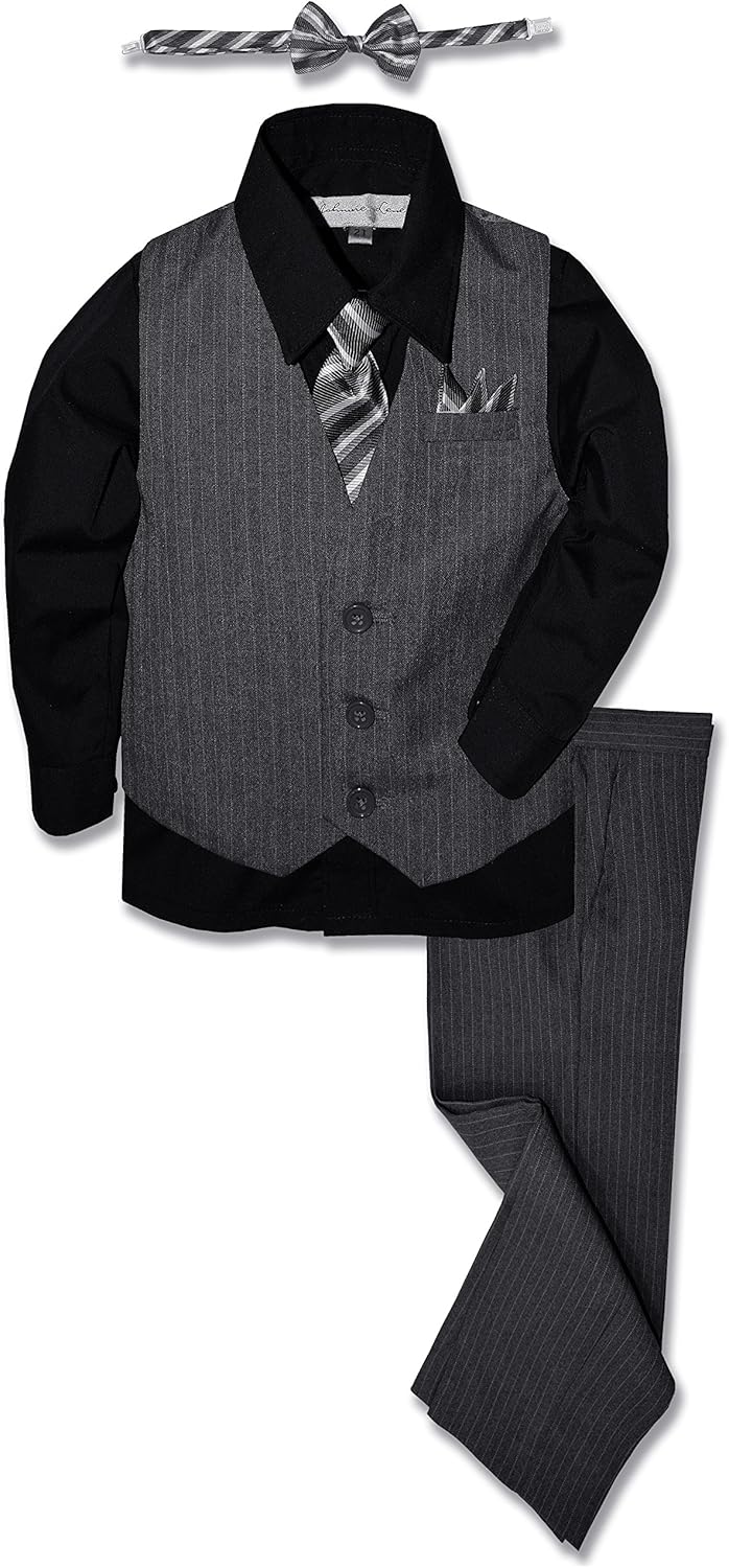 Pinstripe Boys Formal Dresswear Set