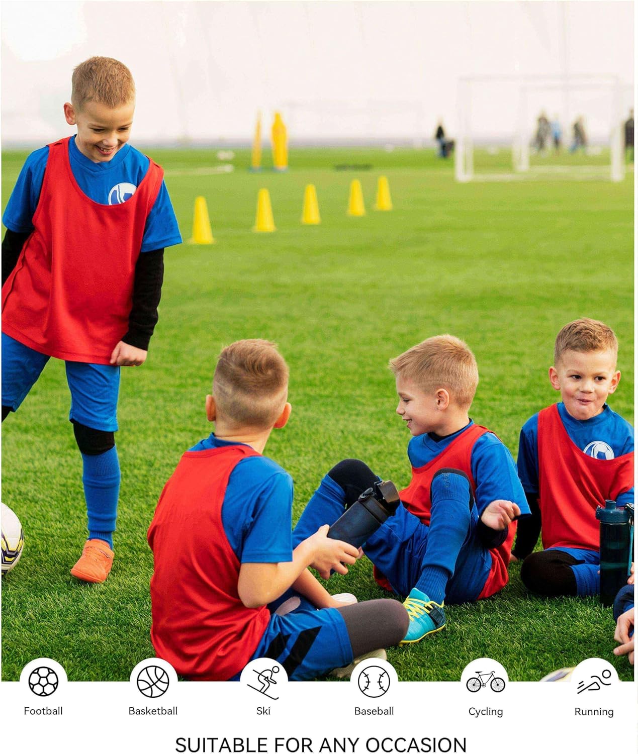 G Gradual Youth Boys Compression Thermal t-shirt Warm Soft Base layer for Football Baseball Soccer Fast-Fashion ship