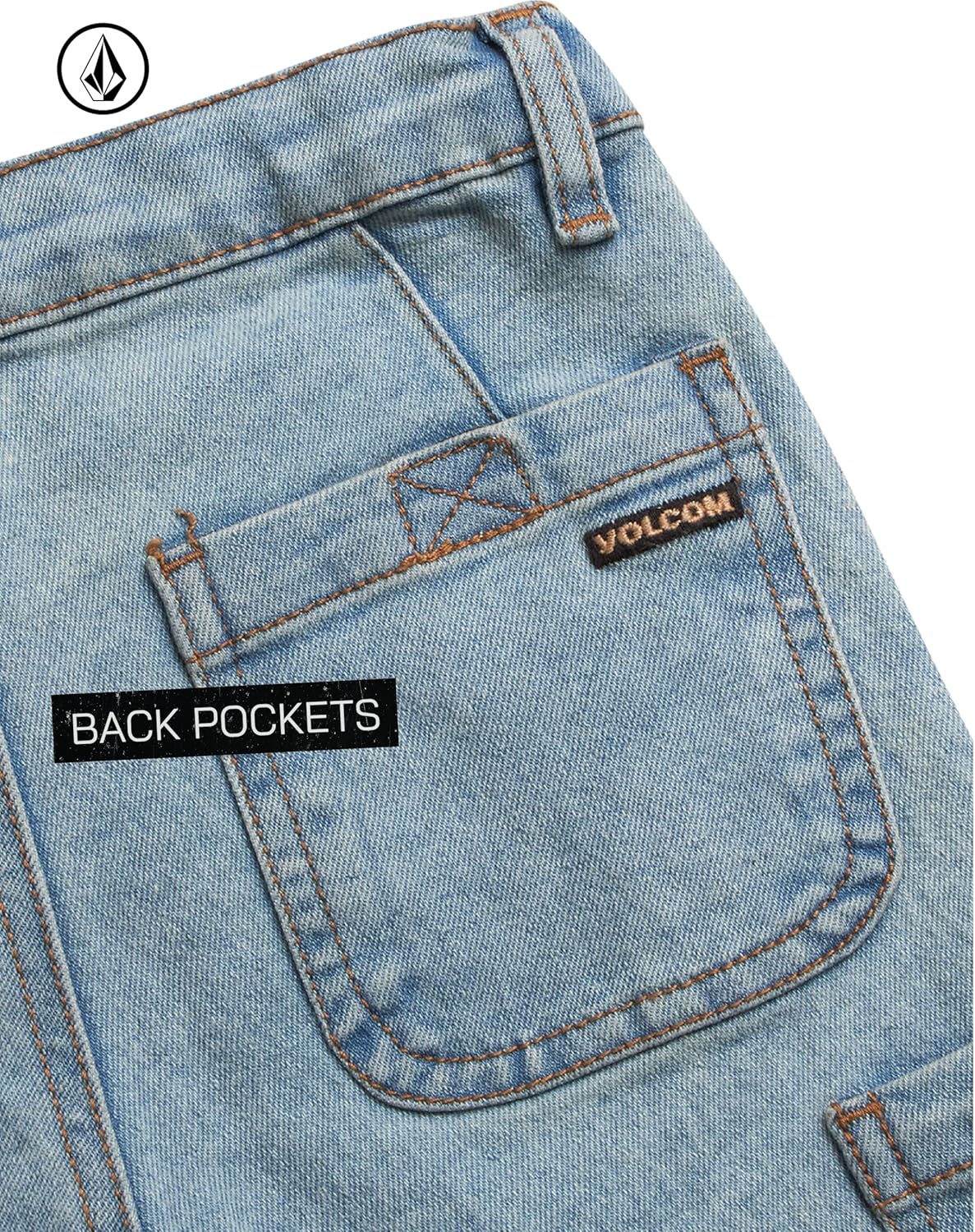 Volcom Boys Casual Shorts Set Graphic T-Shirt Denim Shorts - Perfect for Summer