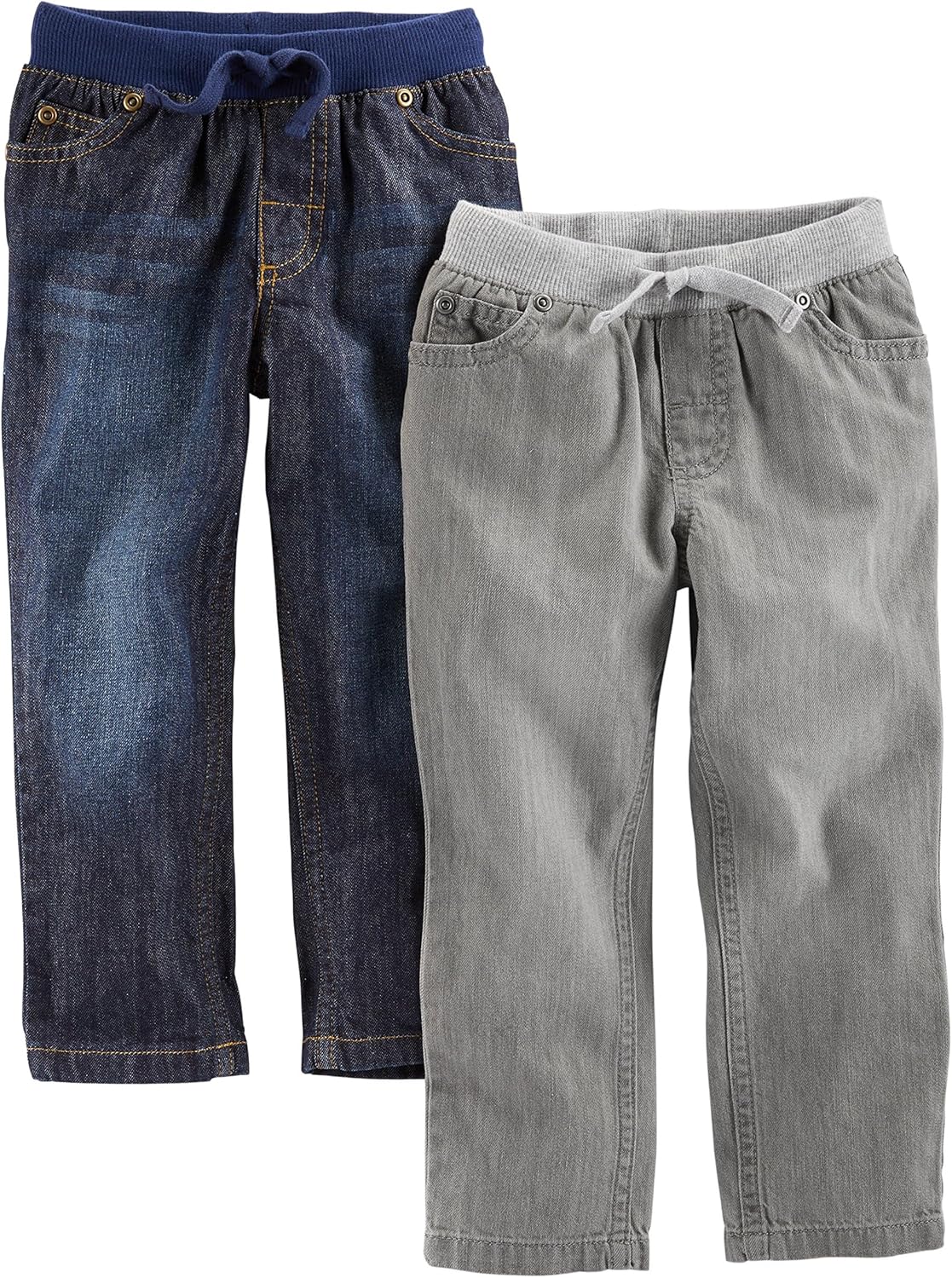 Simple Joys by Carters Toddler Denim Pull-On Pants 2-Pack