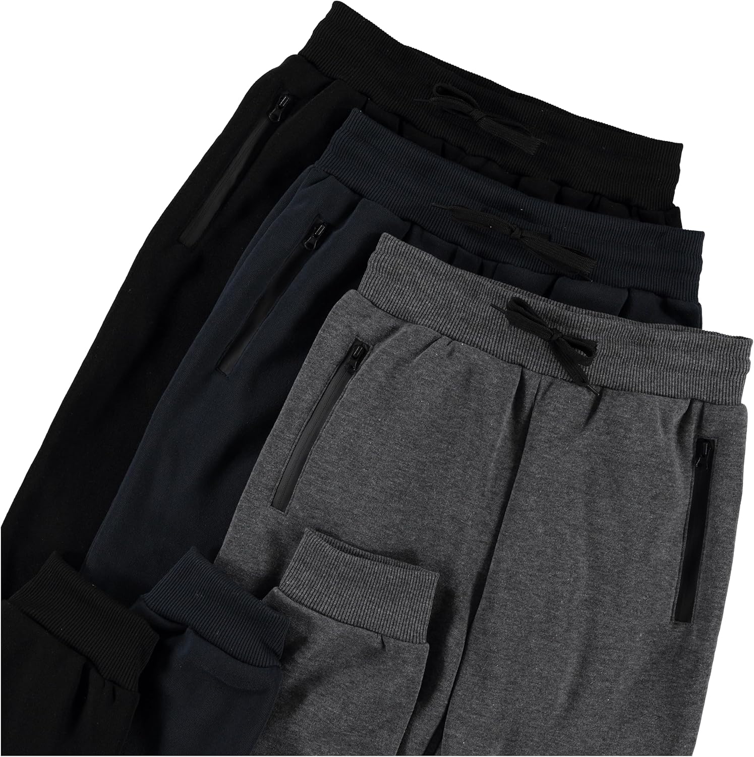 PURE CHAMP 3Pk Boys Sweatpants Fleece Joggers 1
