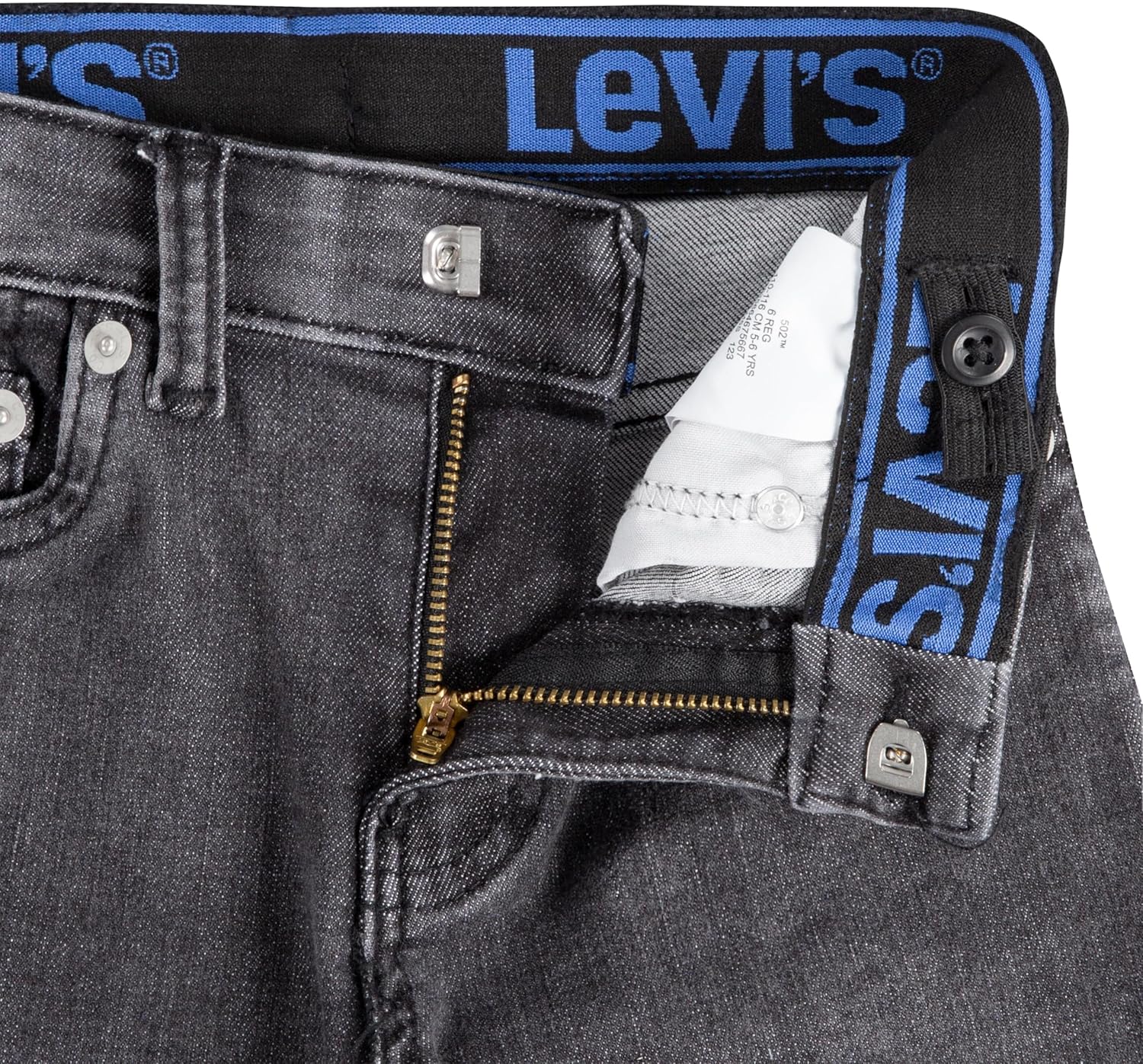 Levis Boys 502 Regular Taper Fit Performance Jeans