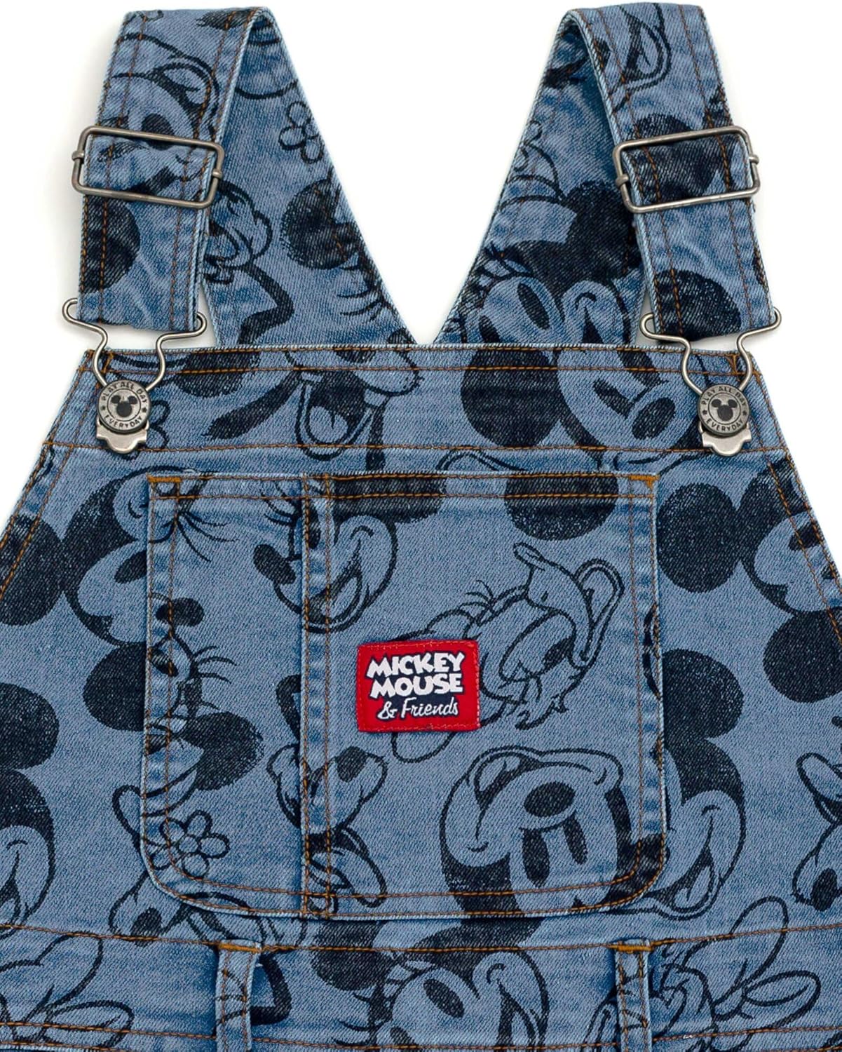 Disney Mickey Mouse Denim Jacket Overalls for Kids Fun Character Design and Comfort for Boys Girls