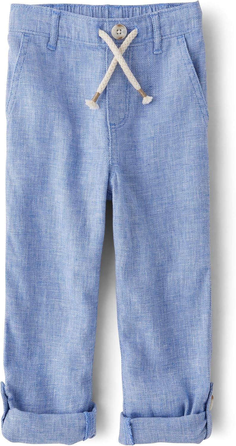 Gymboree Boys Linen Pull-On Pants