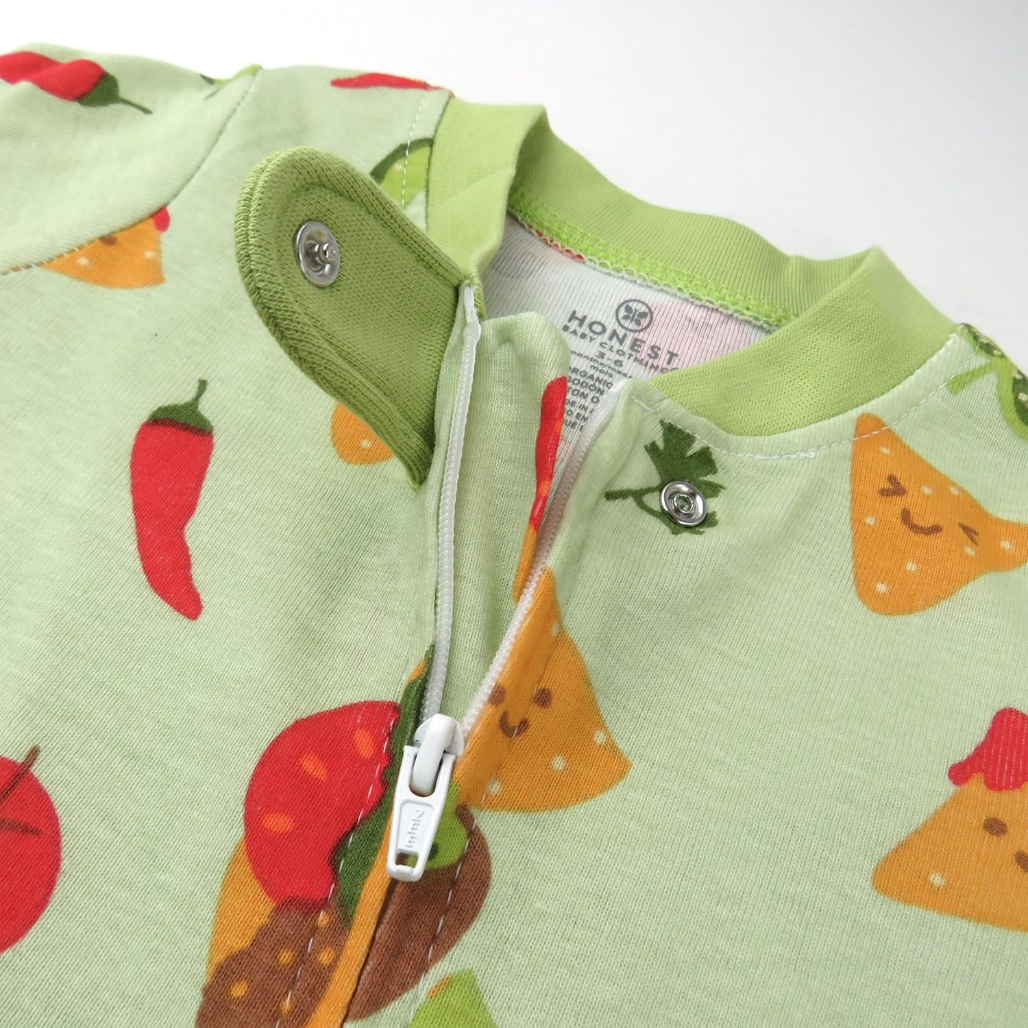 HonestBaby Sleep Play Footed One-Piece Pajama Sleeper