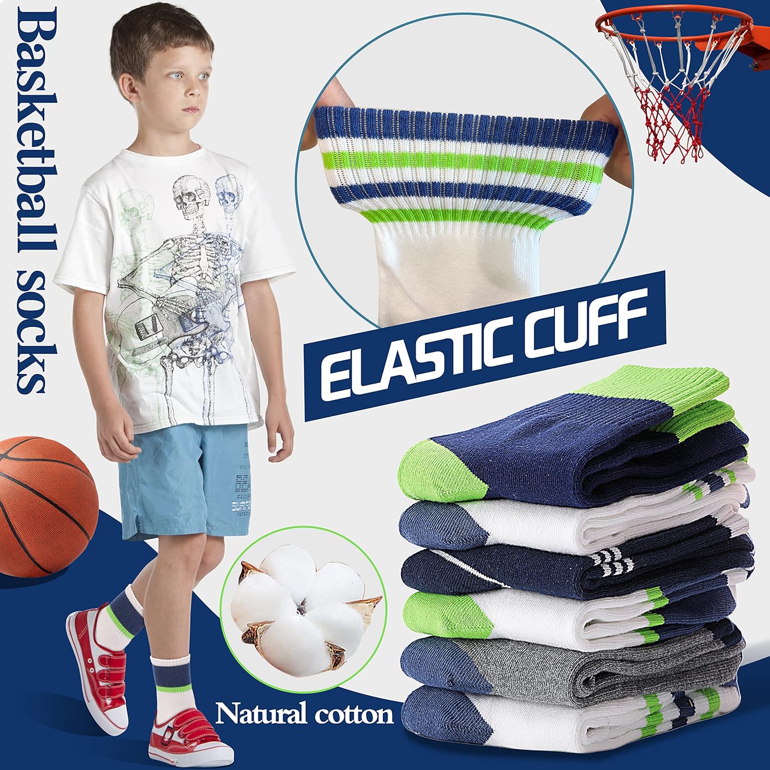 Quick-Dry Adventure Socks for Kids